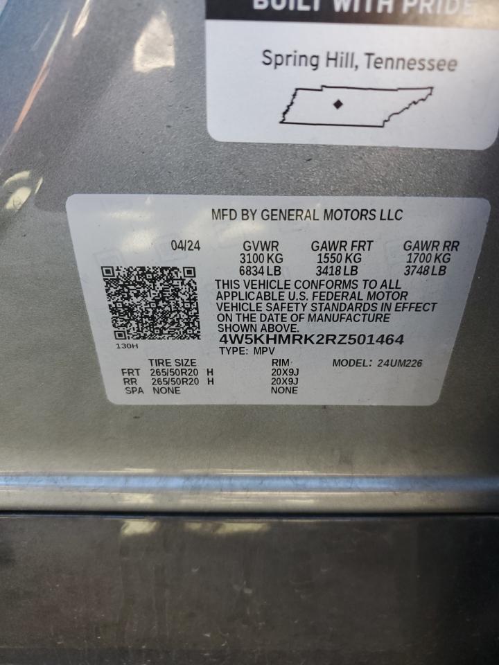 2024 Acura Zdx A-Spec VIN: 4W5KHMRK2RZ501464 Lot: 68220355