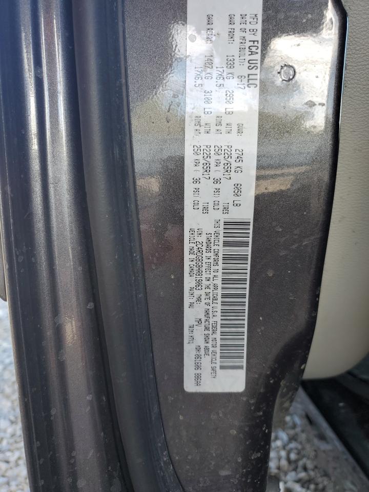 2017 Dodge Grand Caravan Se VIN: 2C4RDGBG8HR819063 Lot: 70540795