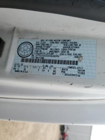 2003 FORD ECONOLINE E350 SUPER DUTY VAN  