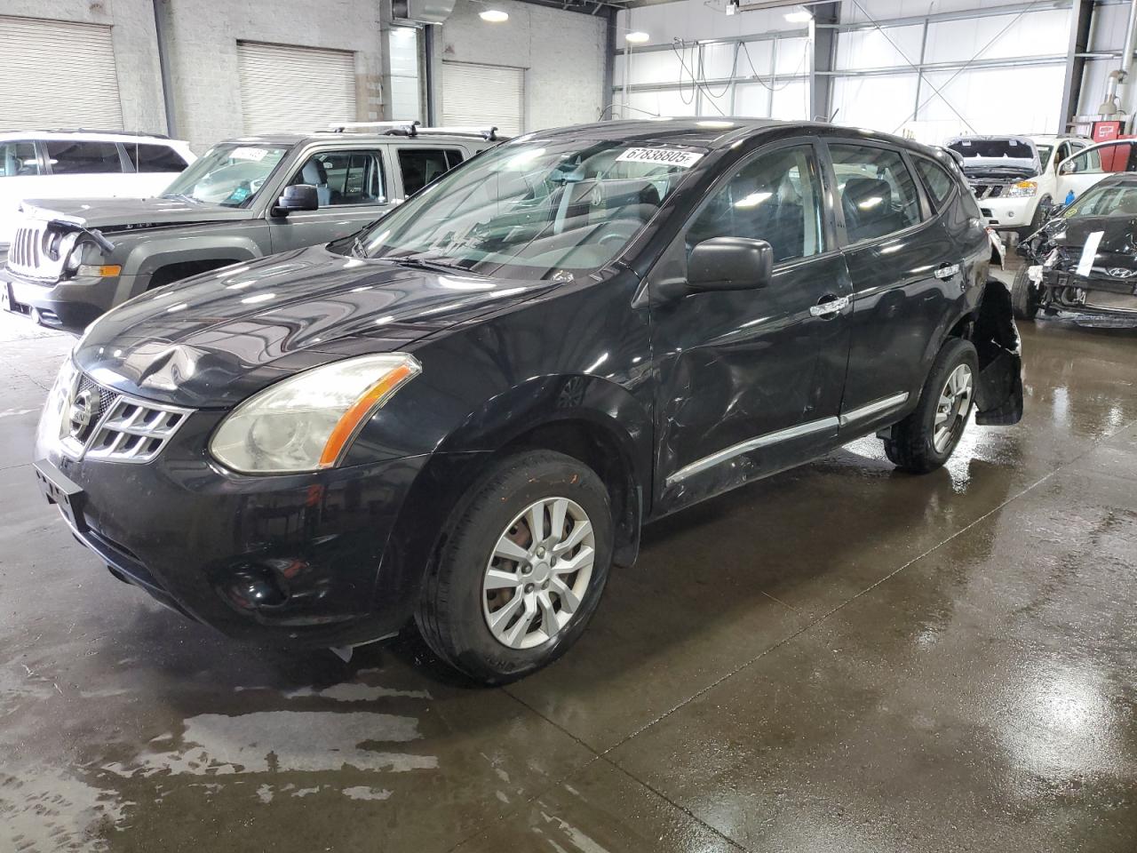 2013 Nissan Rogue S black null gasoline JN8AS5MV7DW602418 photo #1