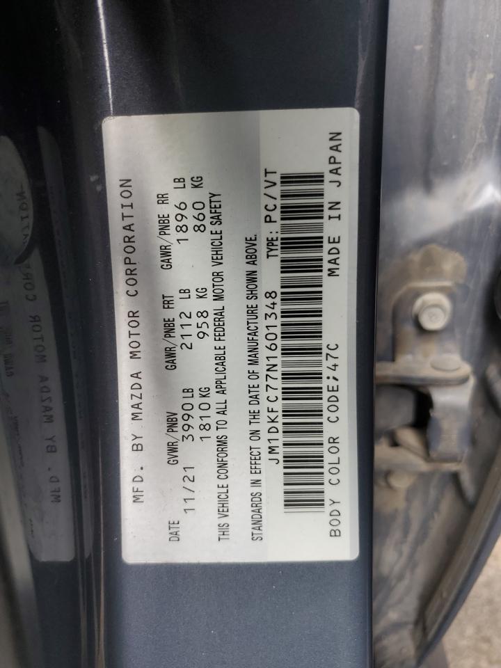 2022 Mazda Cx-3 Touring VIN: JM1DKFC77N1601348 Lot: 70532135