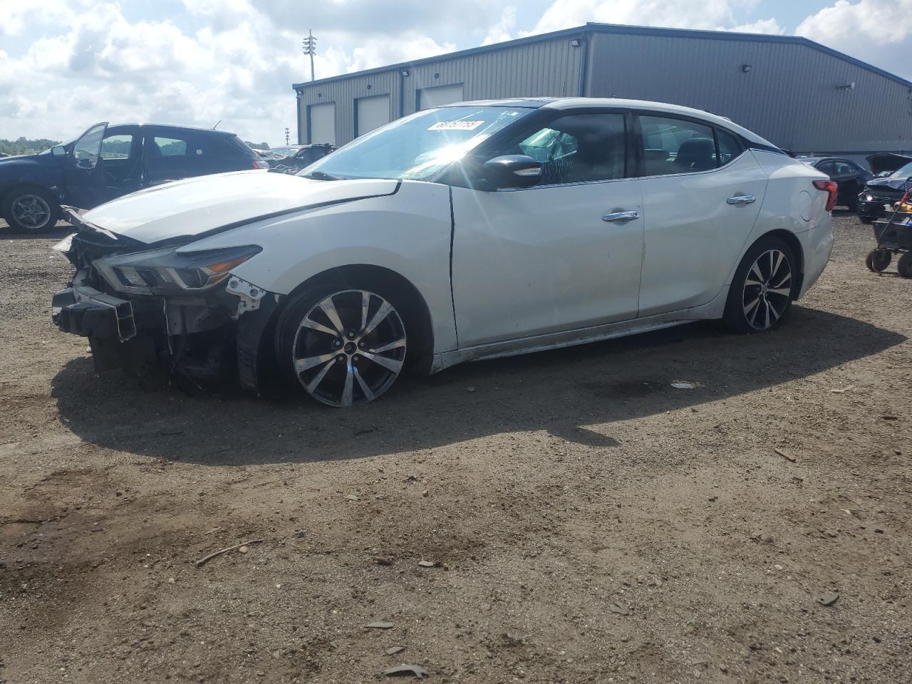 2017 Nissan Maxima 3.5S white null gas 1N4AA6AP1HC446299 photo #1