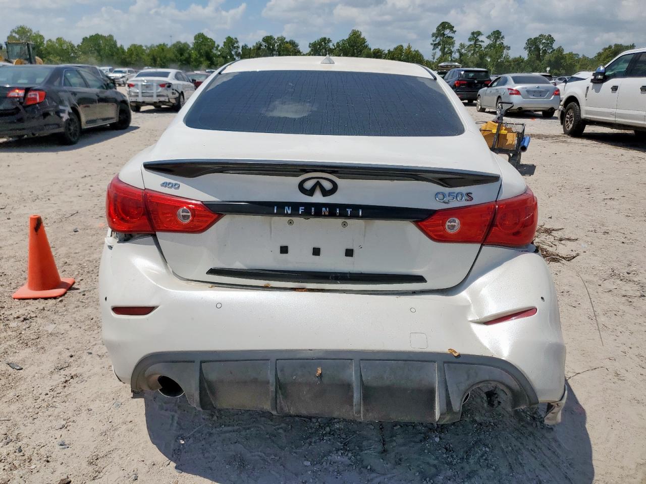 2016 Infiniti Q50 Red Sport 400 VIN: JN1FV7AP7GM420179 Lot: 70009615
