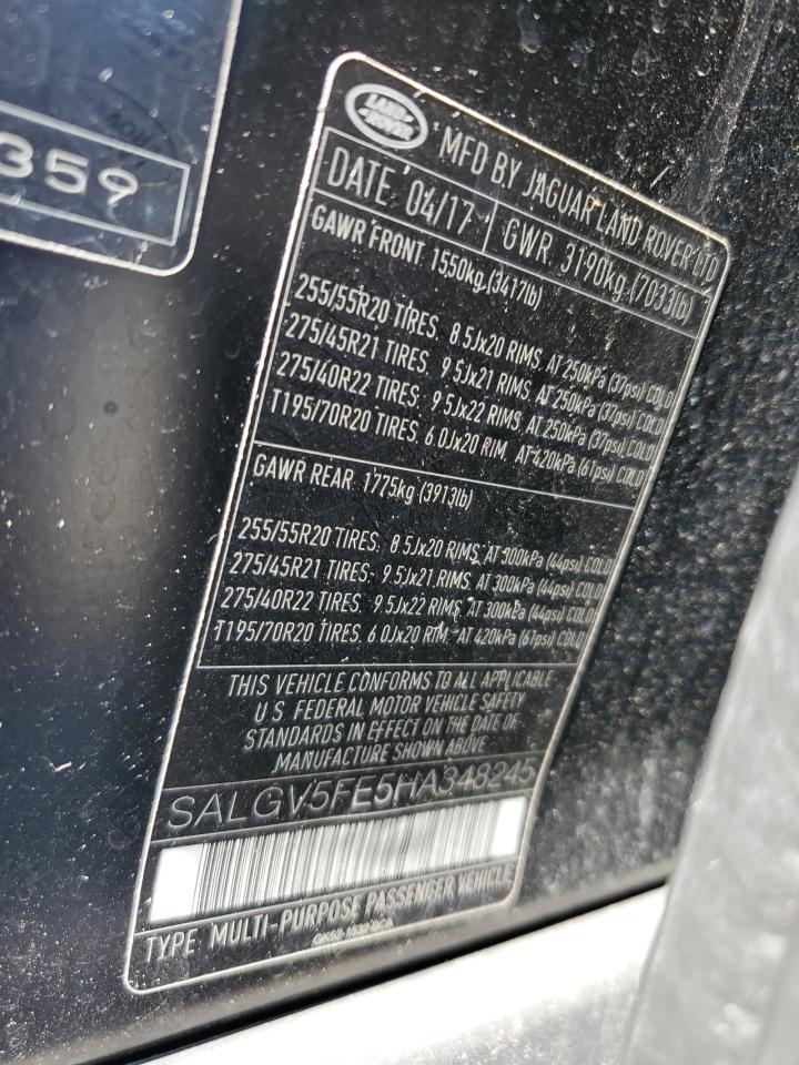 SALGV5FE4HA348245 2017 Land Rover Range Rover Autobiography