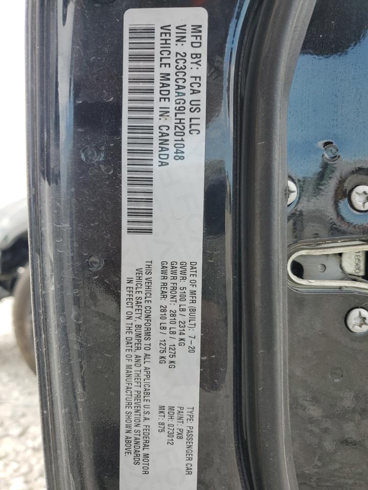 2020 Chrysler 300 Touring VIN: 2C3CCAAG9LH201048 Lot: 69853185