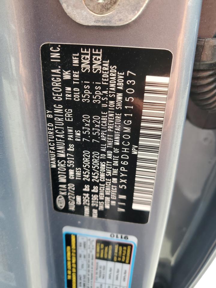 2021 Kia Telluride S VIN: 5XYP6DHC0MG115037 Lot: 68675175