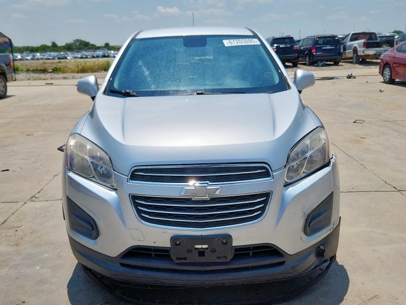  CHEVROLET TRAX 2015 Srebrny