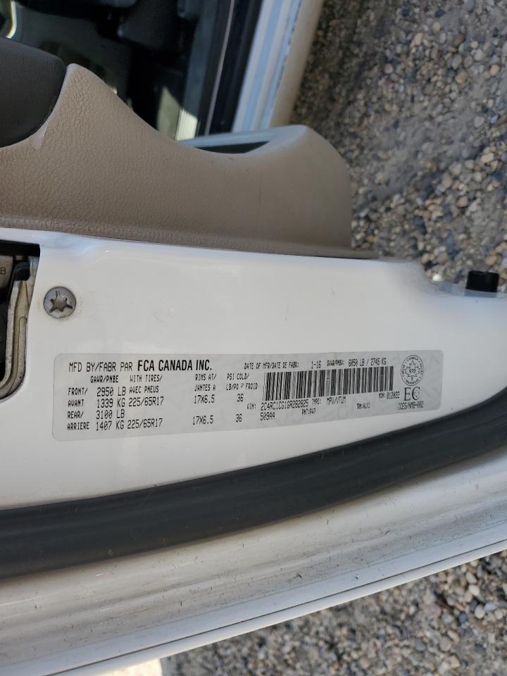 2016 Chrysler Town & Country Touring L VIN: 2C4RC1CG1GR282825 Lot: 70522865