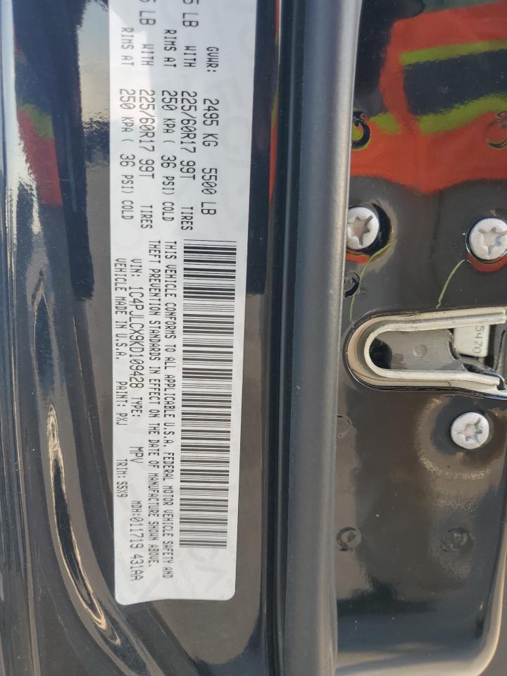 2019 Jeep Cherokee Latitude VIN: 1C4PJLCX9KD109428 Lot: 67262175