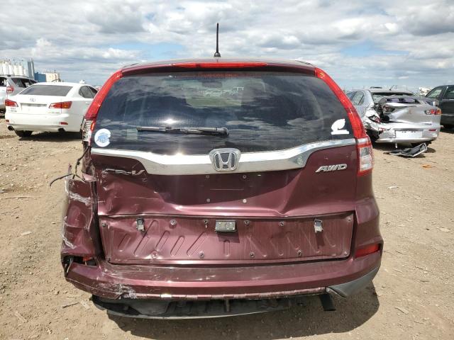  HONDA CRV 2016 Бургунди