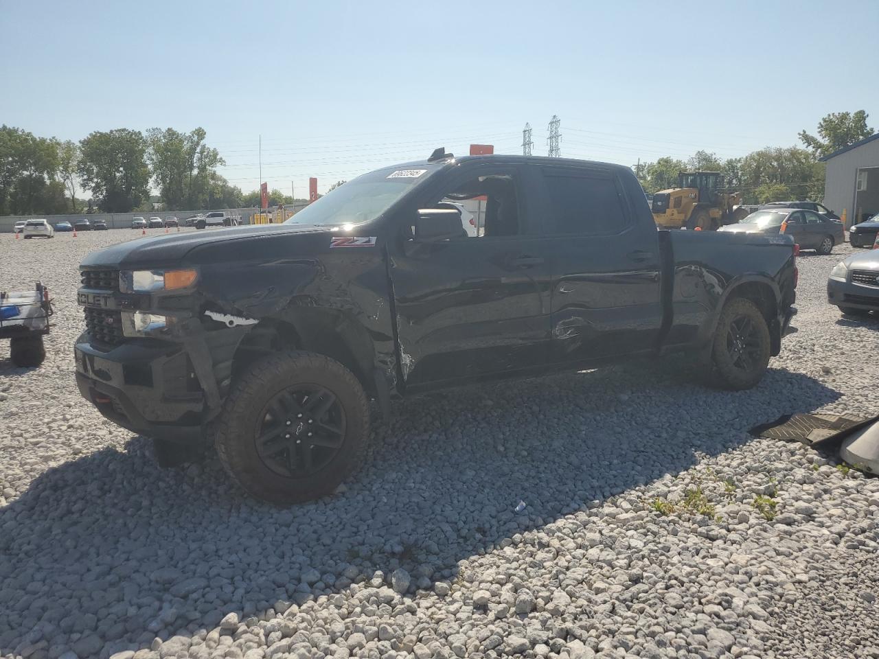 2022 Chevrolet Silverado Ltd K1500 Trail Boss Custom black null gas 1GCPYCEK3NZ117674 photo #1