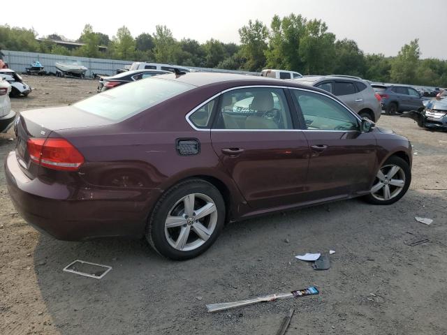  VOLKSWAGEN PASSAT 2013 Maroon