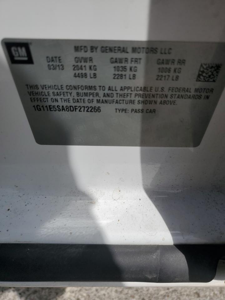 2013 Chevrolet Malibu 2Lt VIN: 1G11E5SA8DF272266 Lot: 68593875