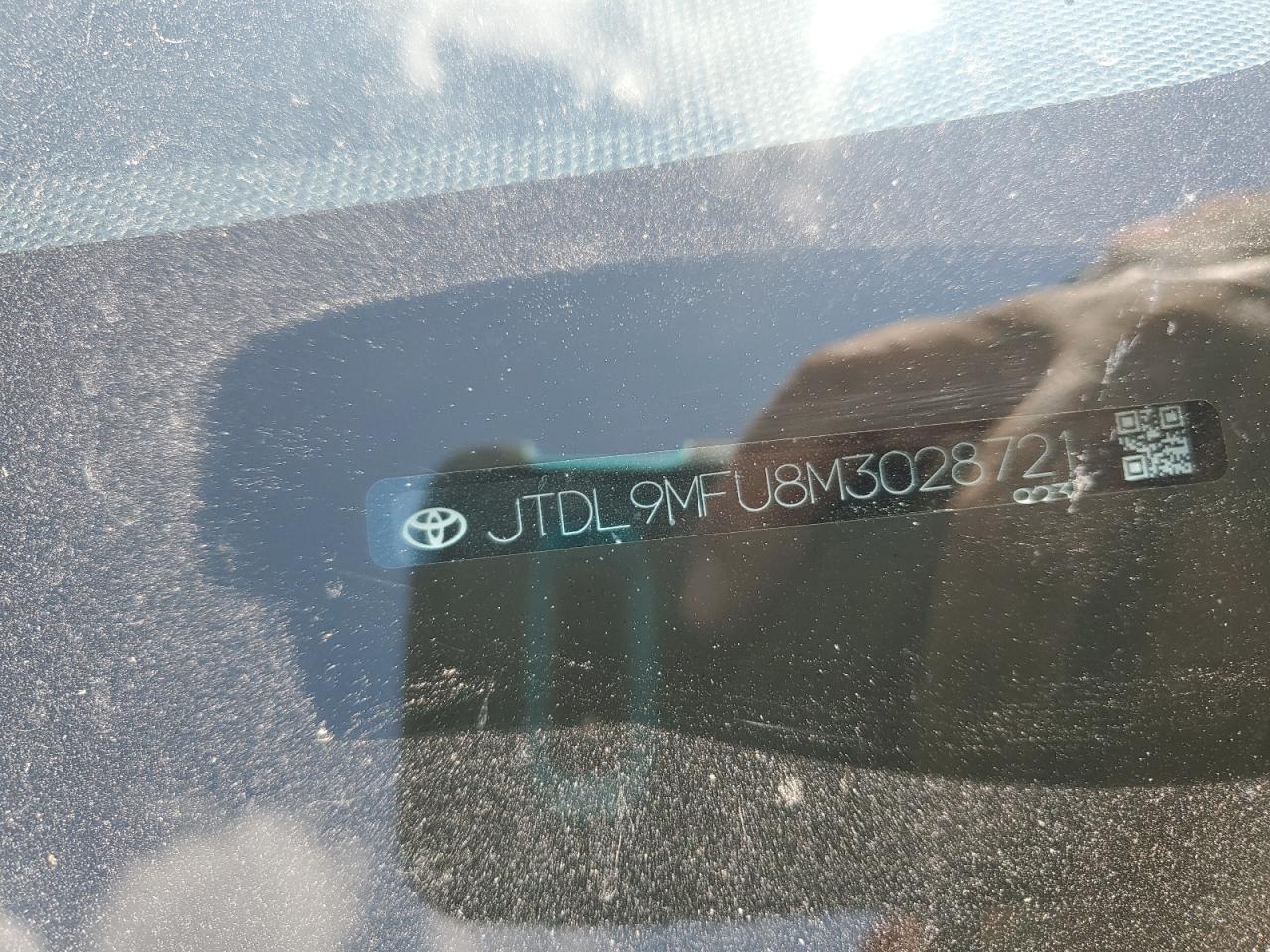 2021 Toyota Prius Le VIN: JTDL9MFU8M3028721 Lot: 68265375