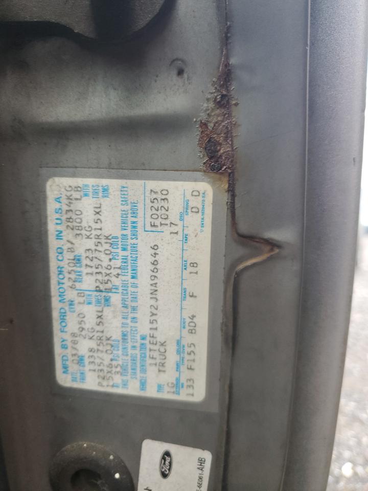 1988 Ford F150 VIN: 1FTEF15Y2JNA96646 Lot: 69657255