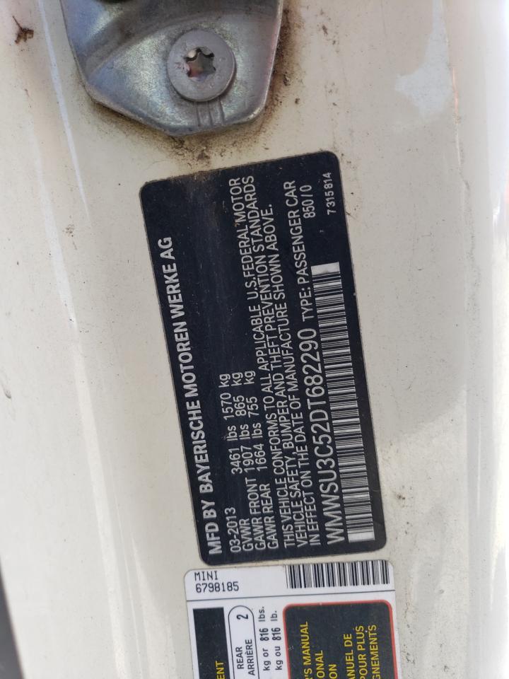 WMWSU3C52DT682290 2013 Mini Cooper