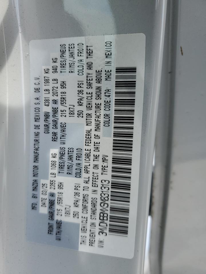 2025 Mazda Cx-30 Select VIN: 3MVDMBBMXSM831313 Lot: 67048345