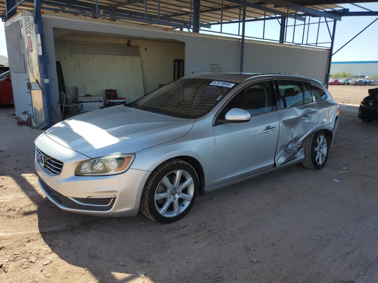 2016 Volvo V60 T5 Premier silver null gas YV140MEK9G1300749 photo #1