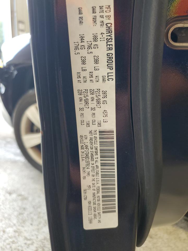 2011 Jeep Compass Sport VIN: 1J4NF1FB4BD197814 Lot: 69002945