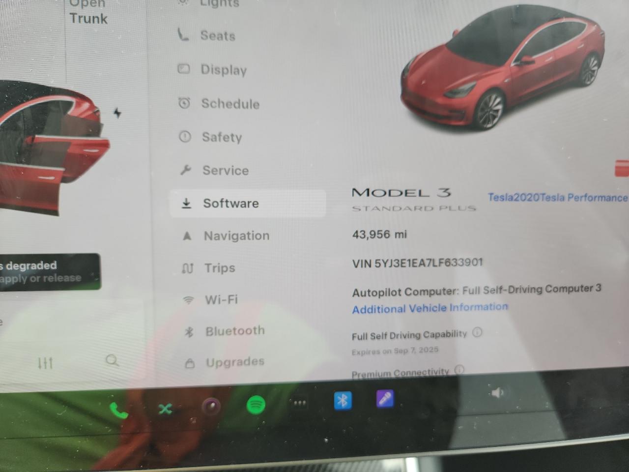 2020 Tesla Model 3 VIN: 5YJ3E1EA7LF633901 Lot: 80905725