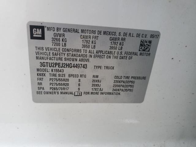 2017 GMC SIERRA K1500 DENALI  