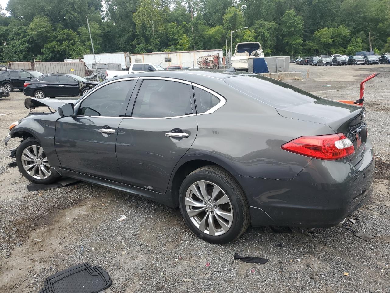 2012 Infiniti M37 X charcoal null gasoline JN1BY1AR6CM396150 photo #3