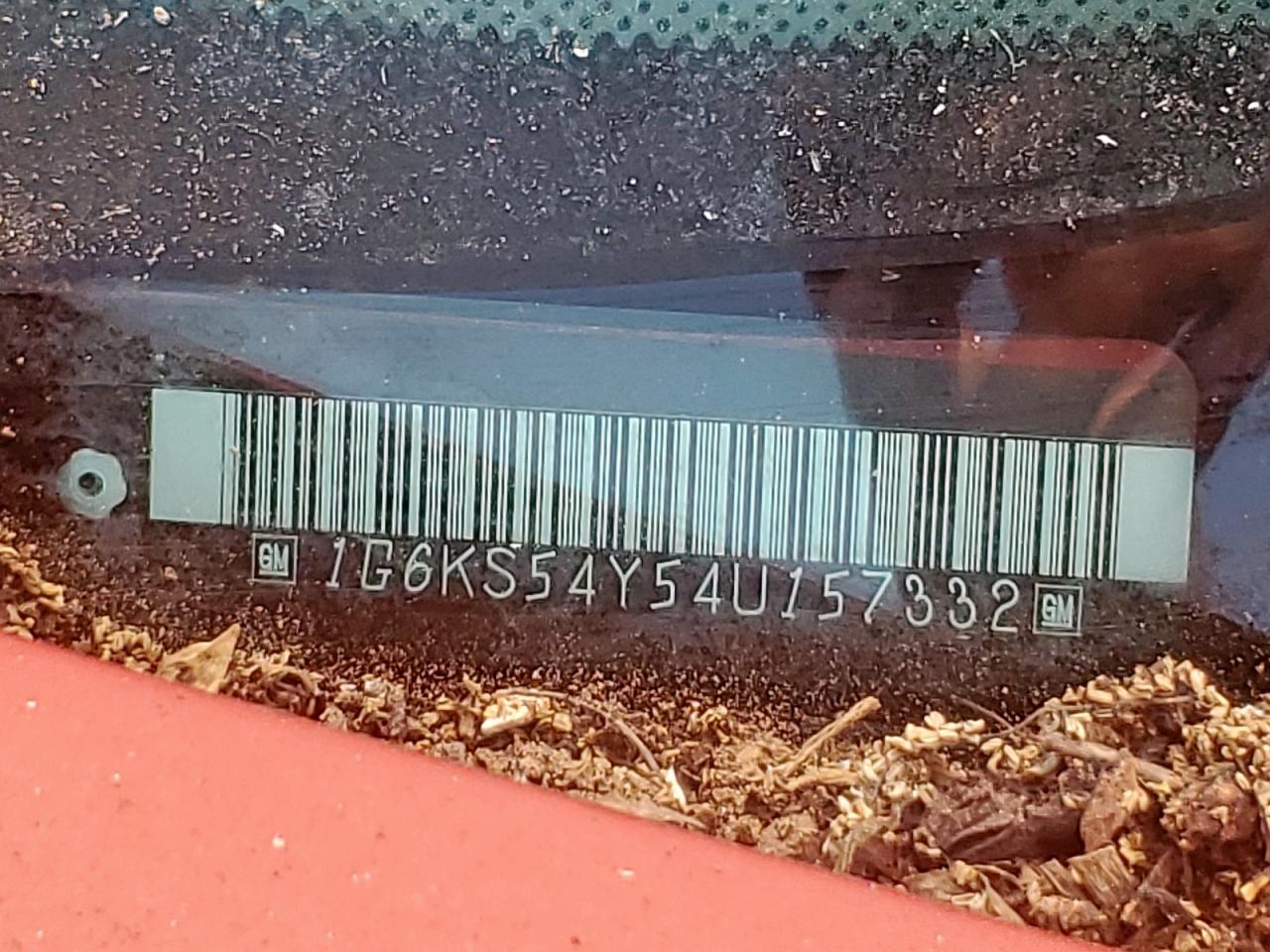 2004 Cadillac Seville Sls VIN: 1G6KS54Y54U157332 Lot: 64474805