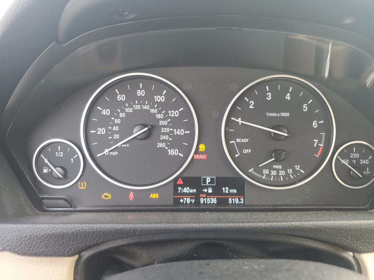 2013 BMW 320 I xDrive VIN: WBA3C3C56DF981657 Lot: 68569195