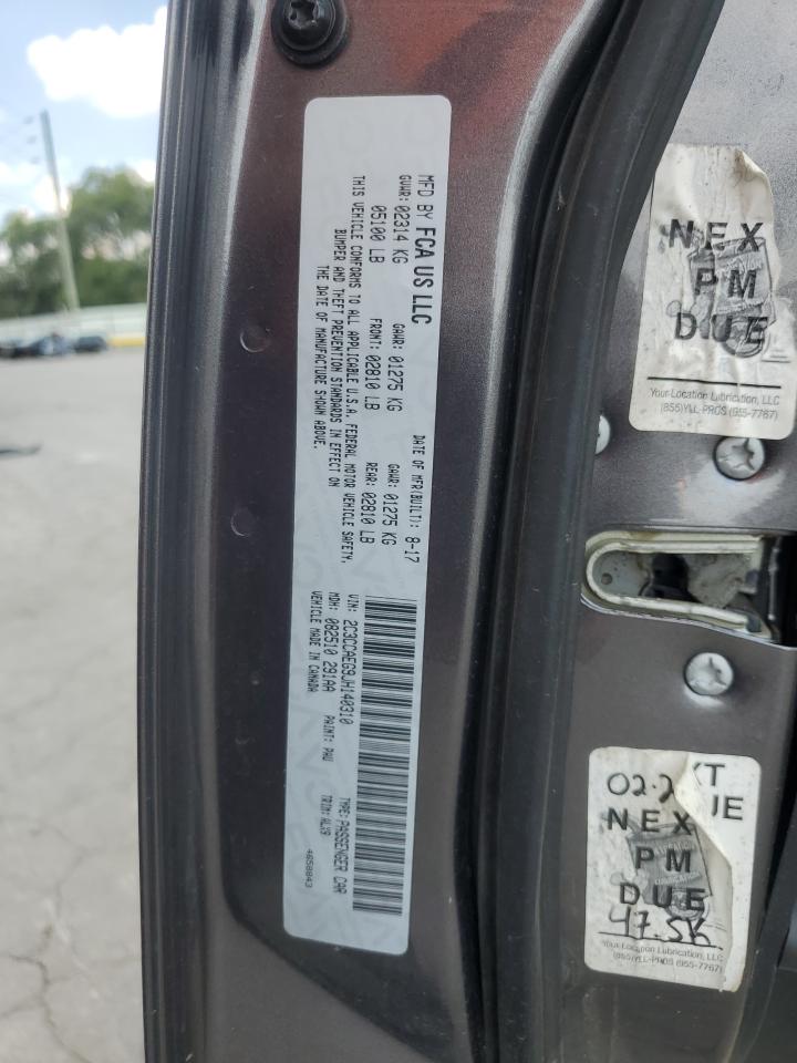 2018 Chrysler 300 Limited VIN: 2C3CCAEG9JH140310 Lot: 68634095