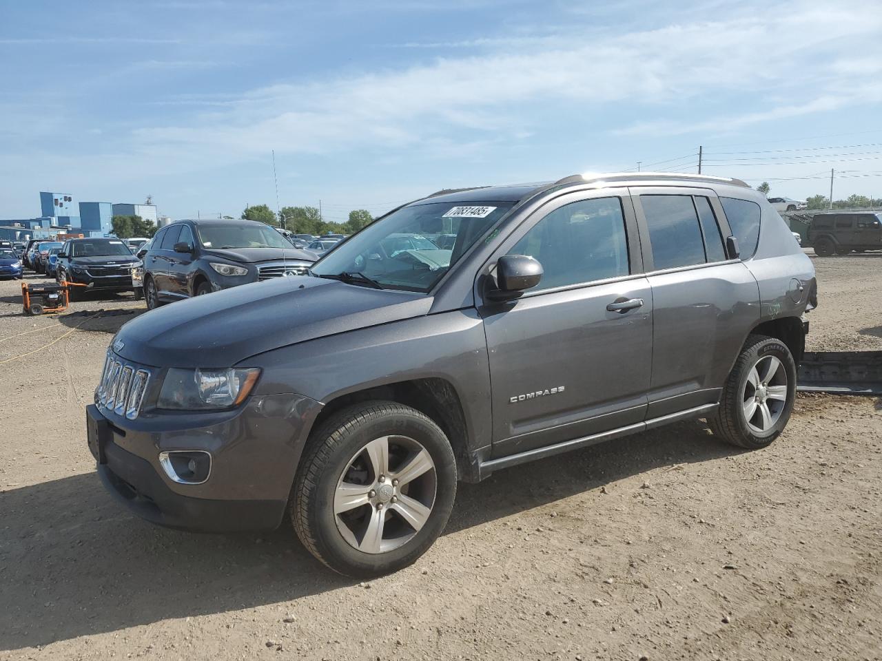 2016 Jeep Compass Latitude charcoal null gas 1C4NJDEB2GD659057 photo #1