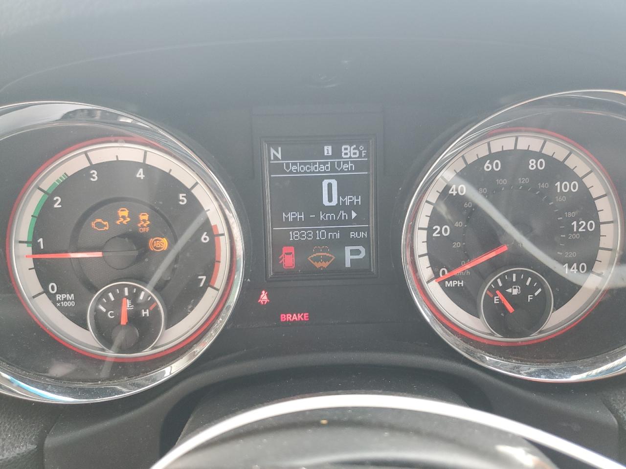 2012 Dodge Durango Crew VIN: 1C4SDJDT7CC163397 Lot: 86320715