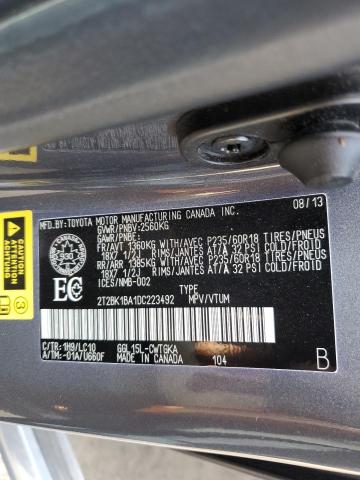 2013 LEXUS RX 350 BASE  