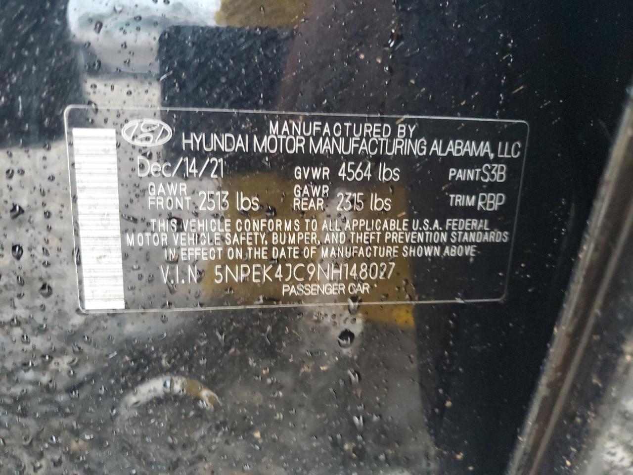 2022 Hyundai Sonata N Line VIN: 5NPEK4JC9NH148027 Lot: 70661345