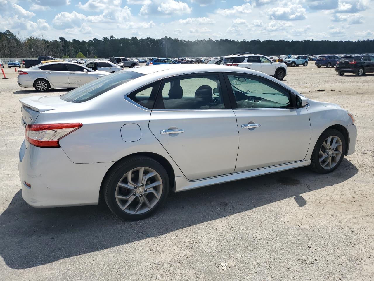 2013 Nissan Sentra S silver null gas 3N1AB7AP5DL699074 photo #4