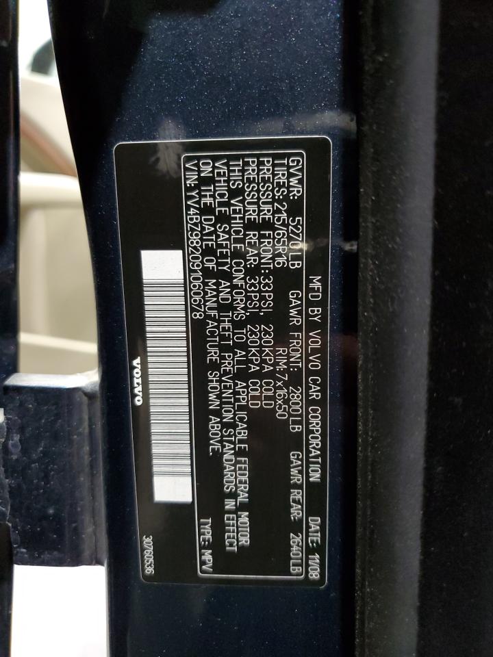 2009 Volvo Xc70 3.2 VIN: YV4BZ982091060678 Lot: 69382115