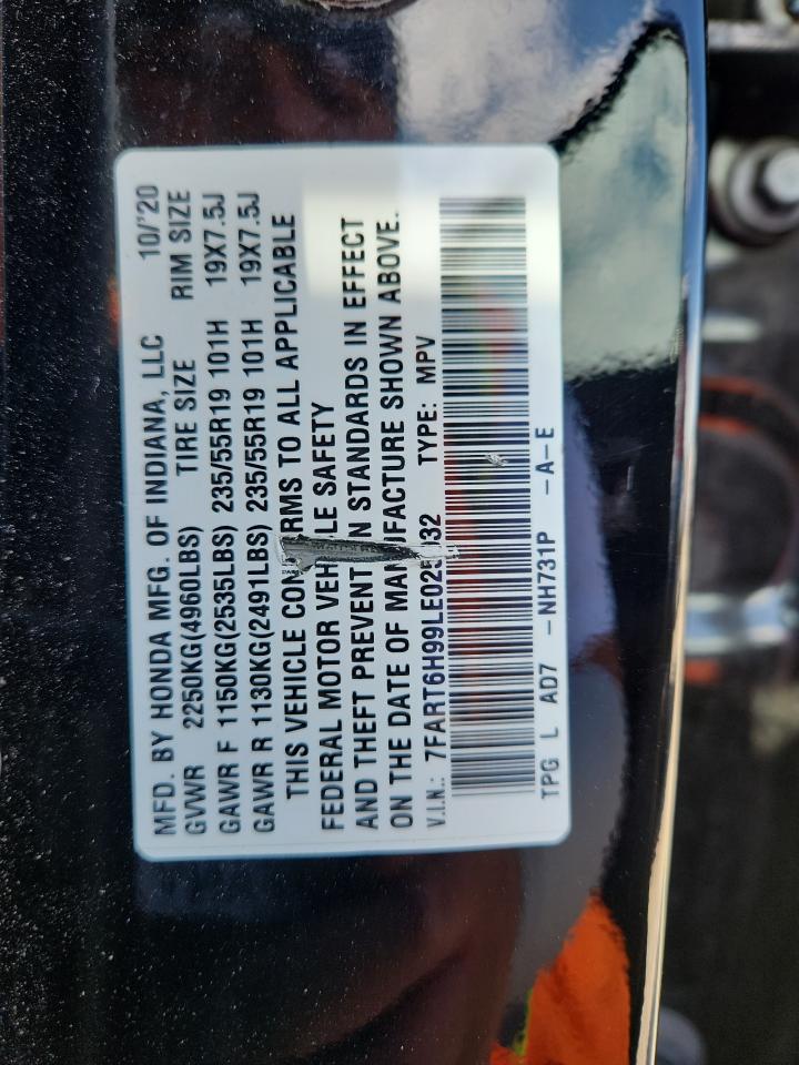 2020 Honda Cr-V Touring VIN: 7FART6H99LE025932 Lot: 68917715