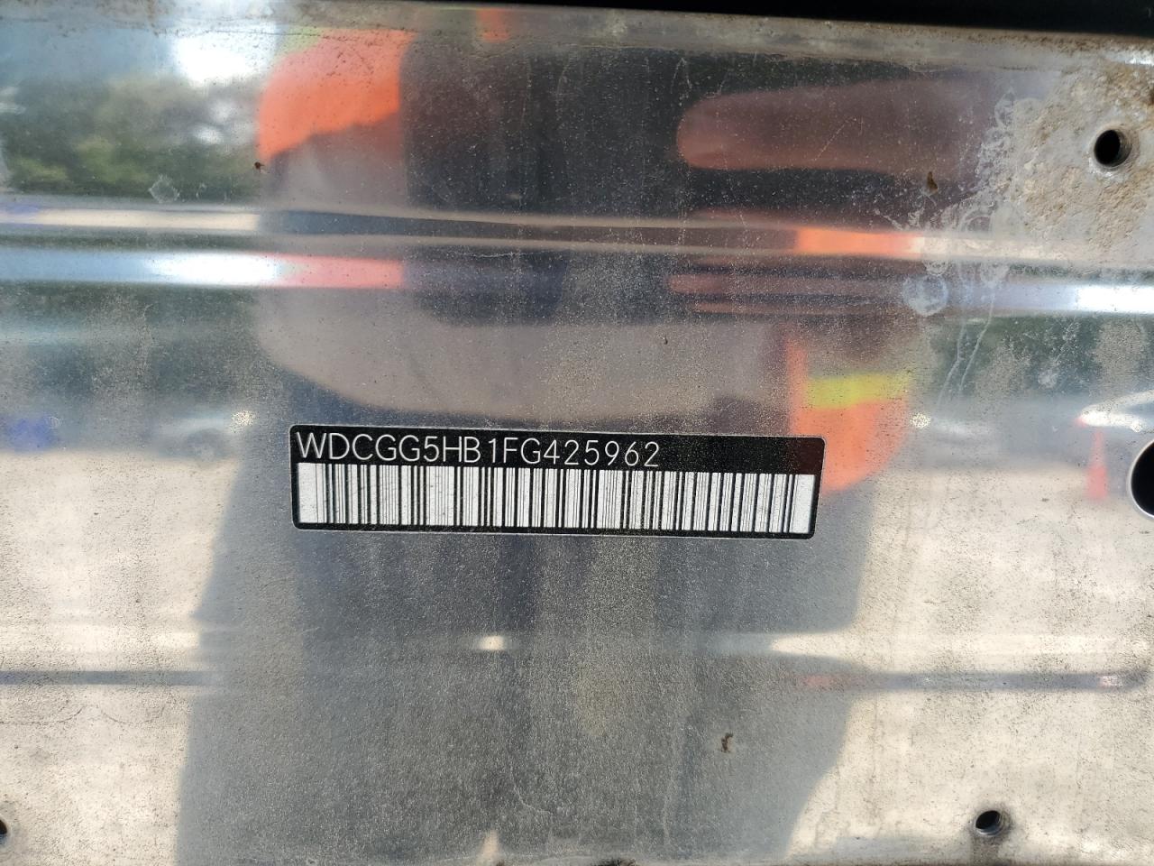 2015 Mercedes-Benz Glk 350 VIN: WDCGG5HB1FG425962 Lot: 68142725