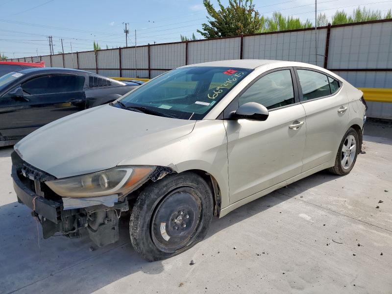 Sedans HYUNDAI ELANTRA 2017 Cream