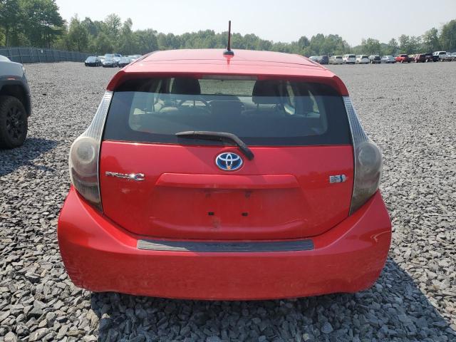 Hatchbacks TOYOTA PRIUS 2012 Czerwony