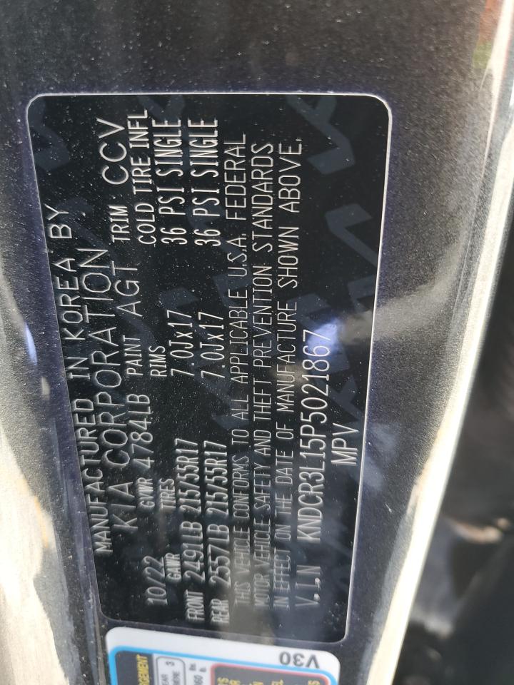 2023 Kia Niro Wind VIN: KNDCR3L15P5021867 Lot: 70177275