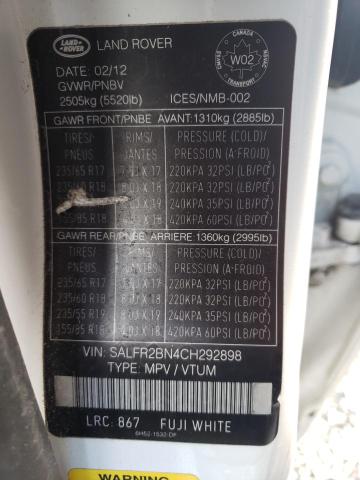 2012 LAND ROVER LR2 HSE  