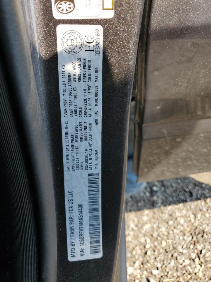 2021 Ram 1500 Sport VIN: 1C6SRFVT4MN514406 Lot: 70387355