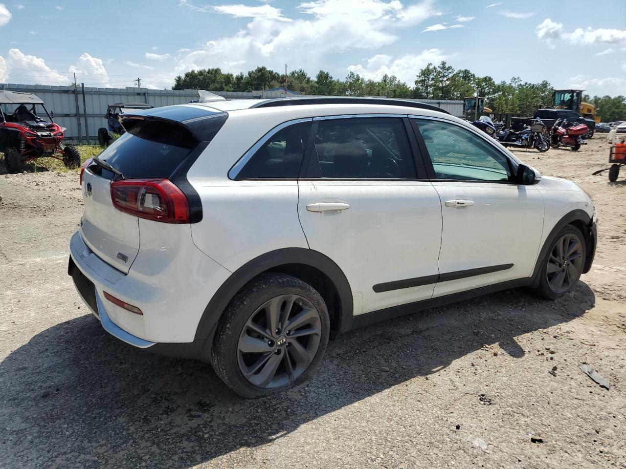 2017 Kia Niro Ex white null hybrid KNDCC3LC4H5070336 photo #4