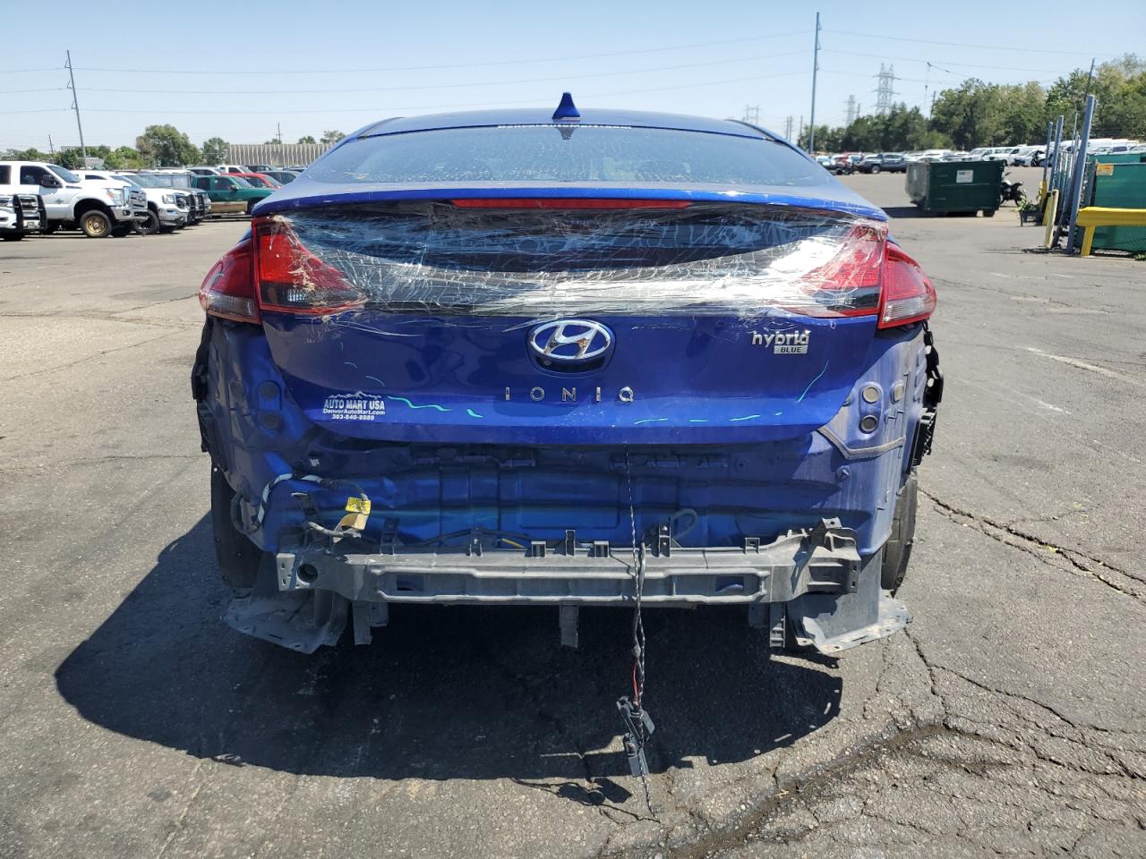 KMHC65LC6KU179392 2019 Hyundai Ioniq Blue
