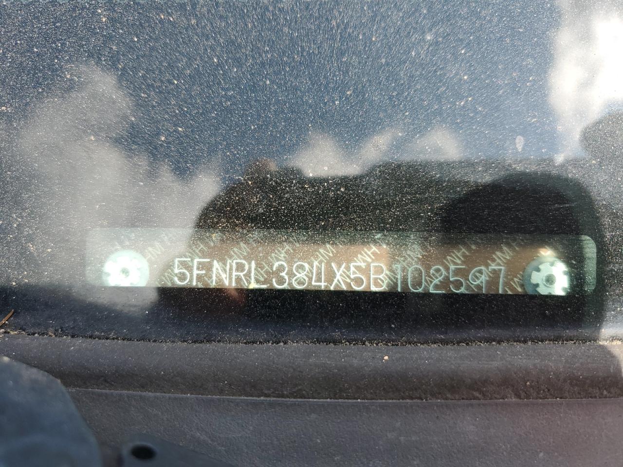 2005 Honda Odyssey Ex VIN: 5FNRL384X5B102597 Lot: 70554785