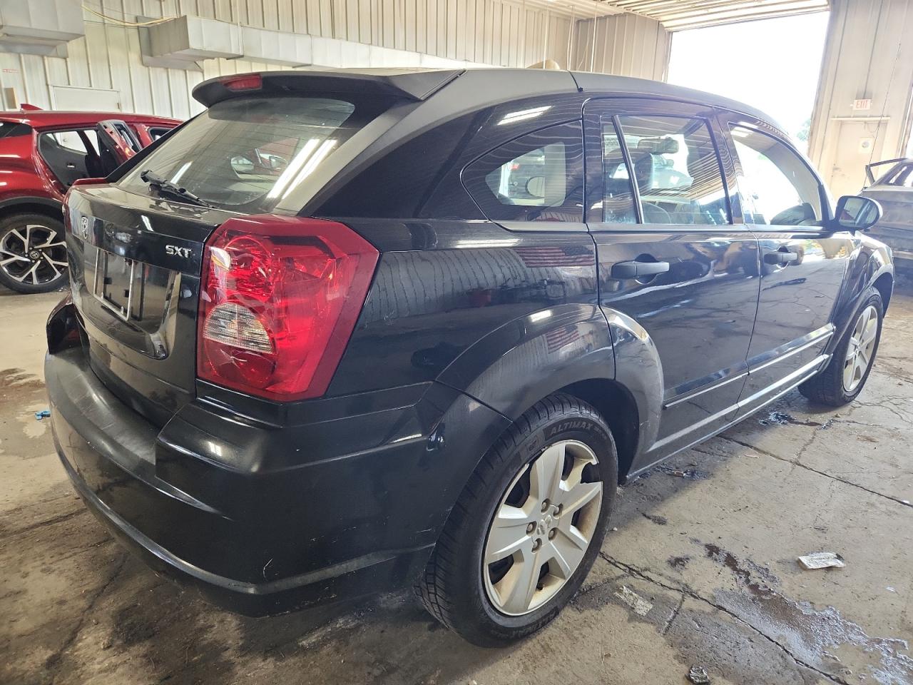 2007 Dodge Caliber Sxt black null gas 1B3HB48B27D218584 photo #4