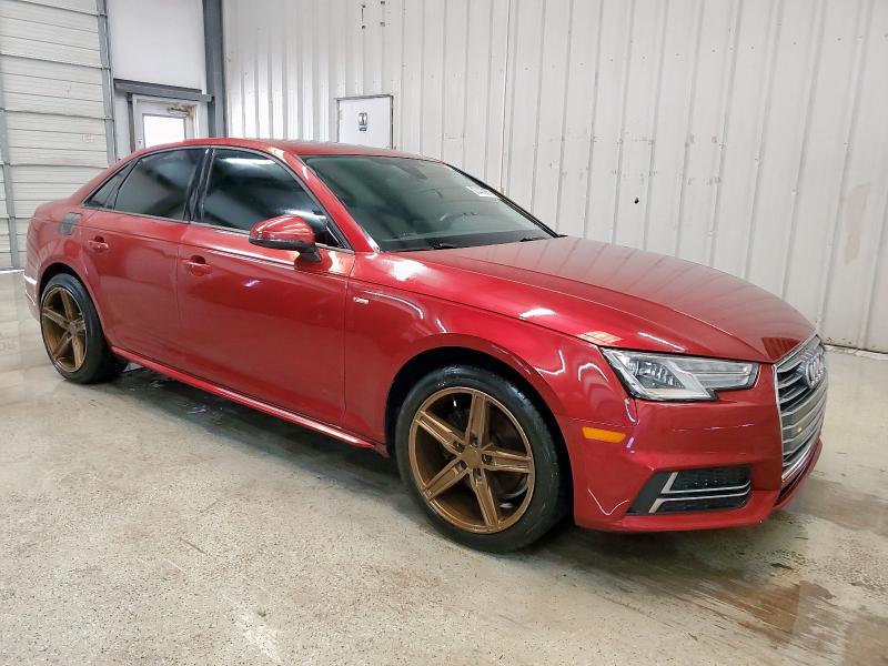  AUDI A4 2018 Czerwony