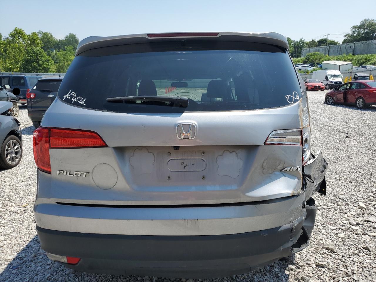 2016 Honda Pilot Exl VIN: 5FNYF6H56GB086012 Lot: 67062285