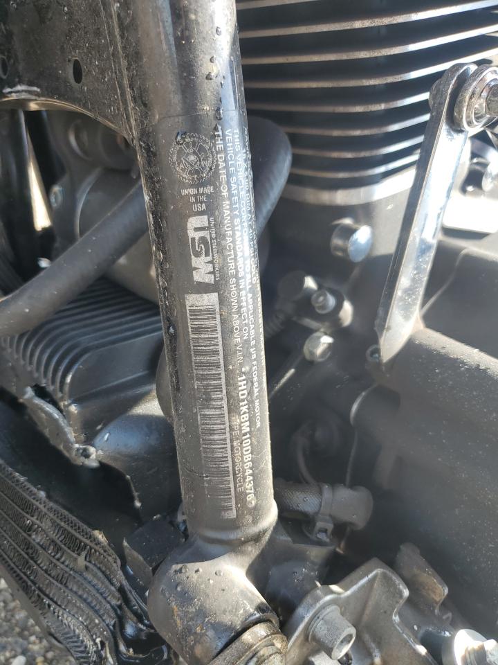 2013 Harley-Davidson Flhx Street Glide VIN: 1HD1KBM10DB644376 Lot: 68348435