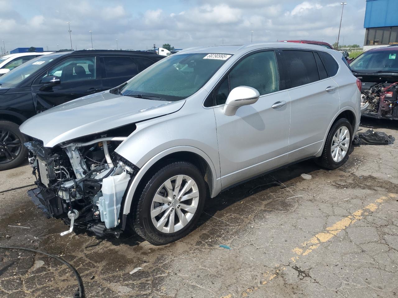 2018 Buick Envision Essence silver null gas LRBFX1SA9JD009340 photo #1
